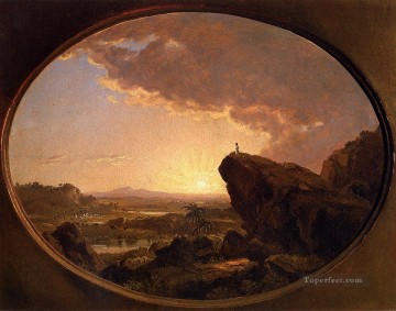  Moses Oil Painting - Moses Viewing the Promised Land scenery Hudson River Frederic Edwin Church